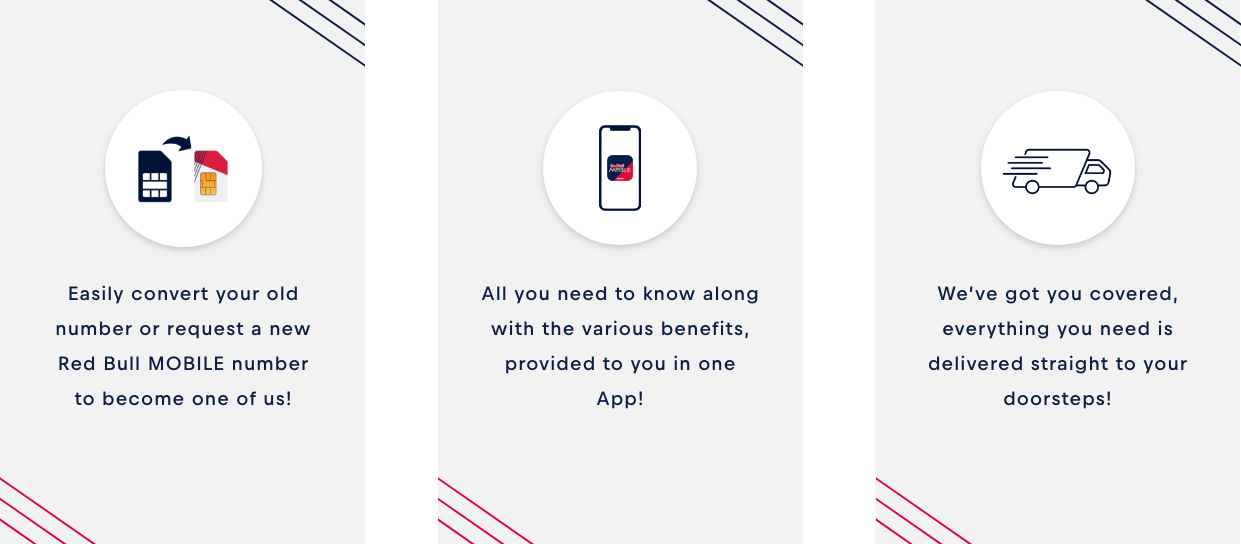 Red Bull MOBILE Benefits